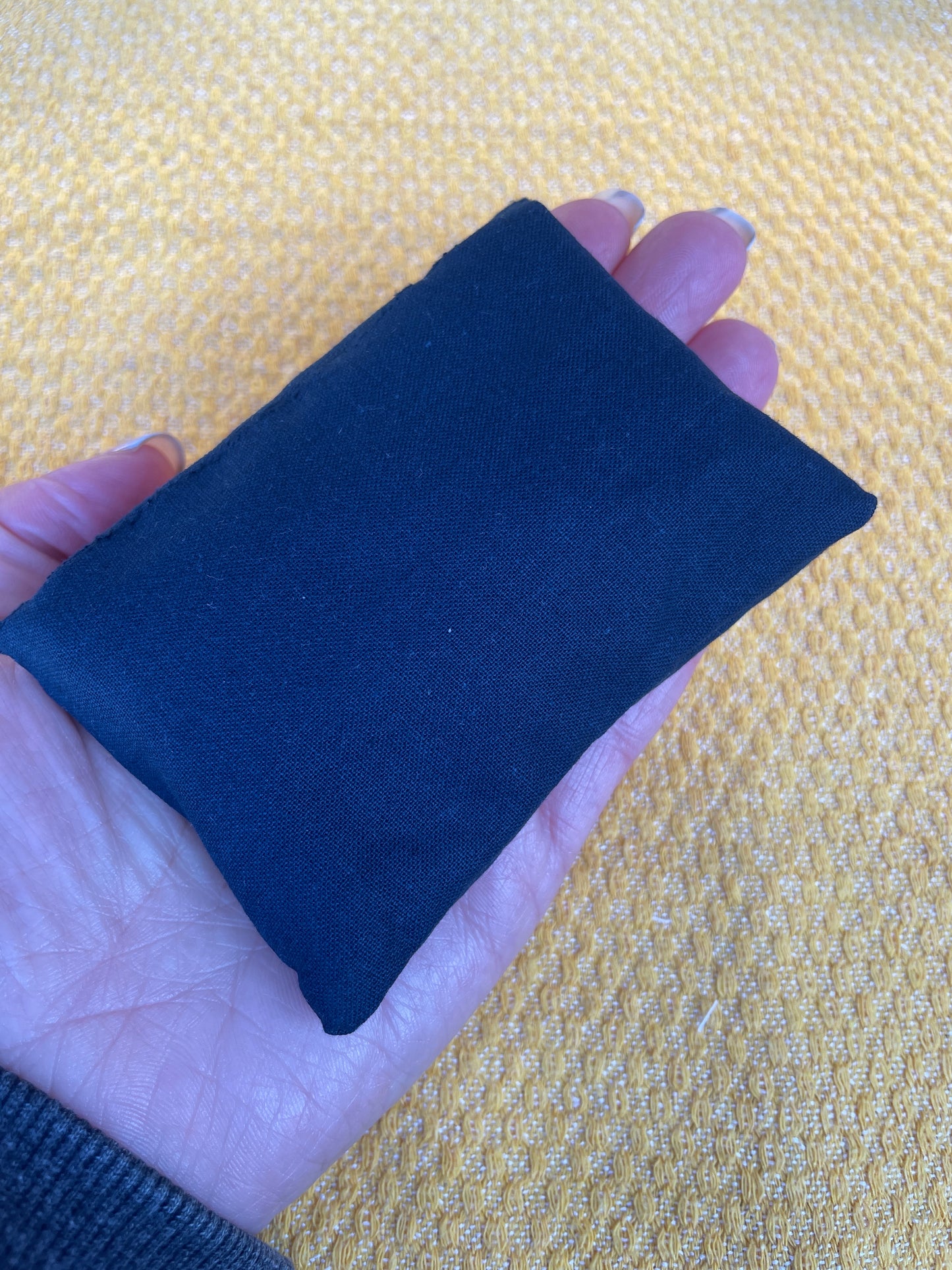 Chauffrette en Graine de Lin - Marine - Solde -30%