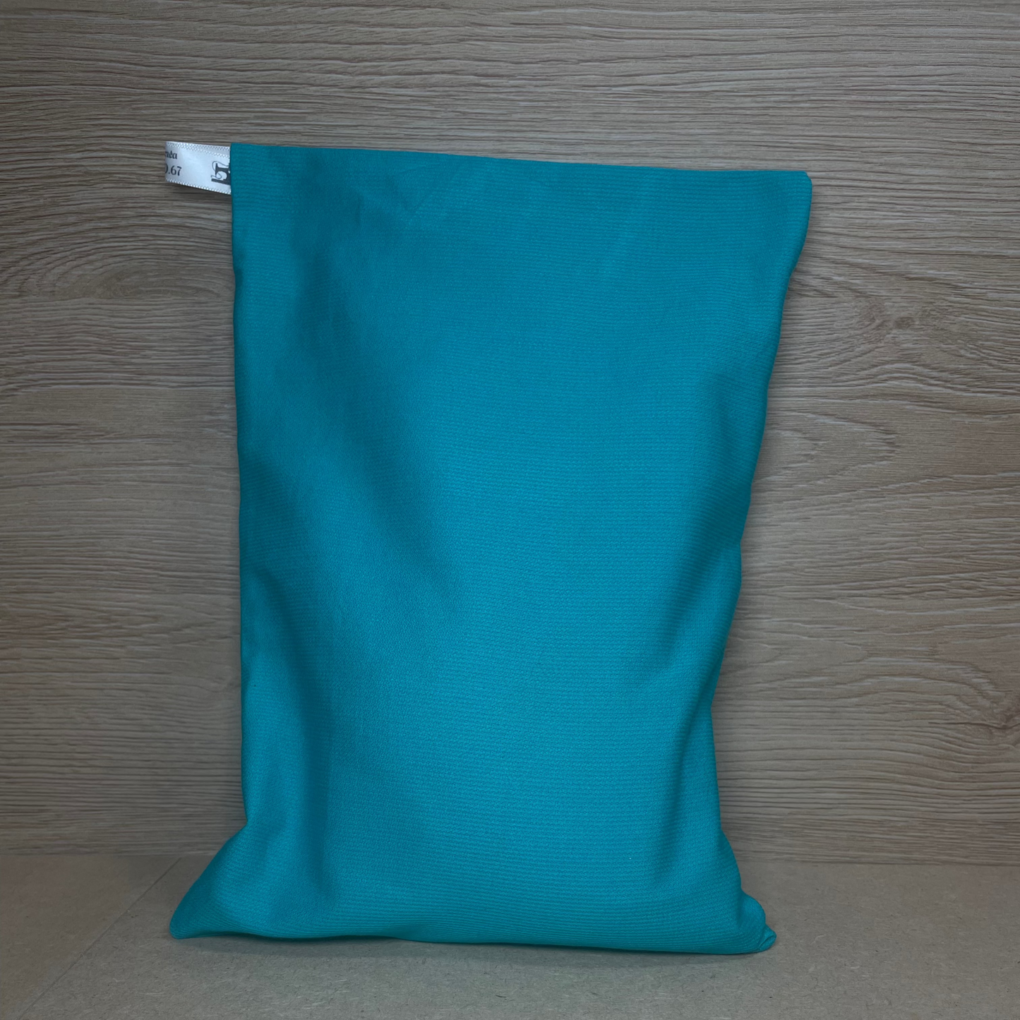 Bouillotte Sèche en Graine de Lin - Turqoise - Soulagement Naturel et Durable.