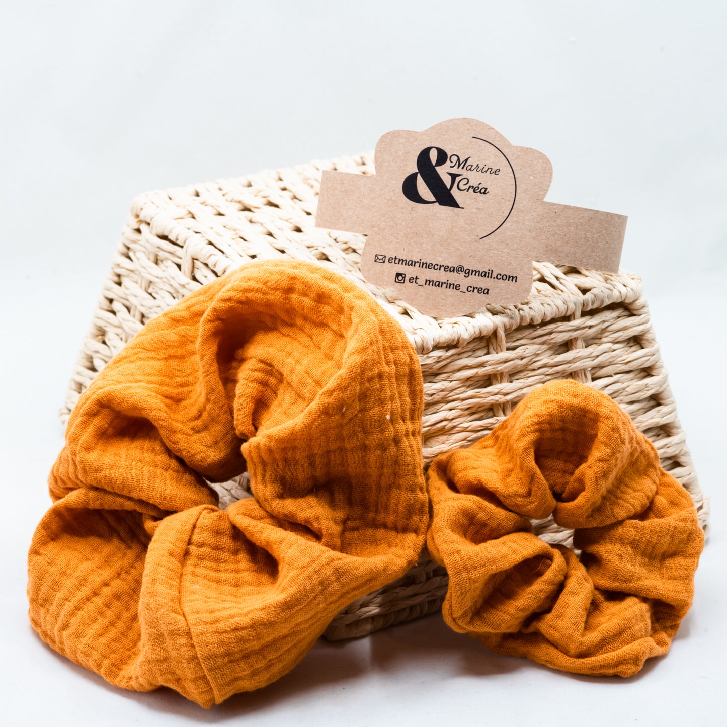 Chouchous en coton – Deux tailles (Enfant & Adulte) – coloris Pop Orange