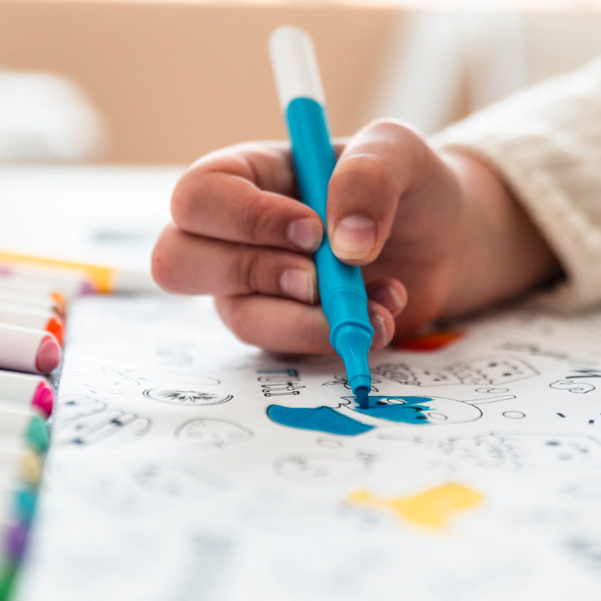 Set de table à colorier – Lavable et réutilisable