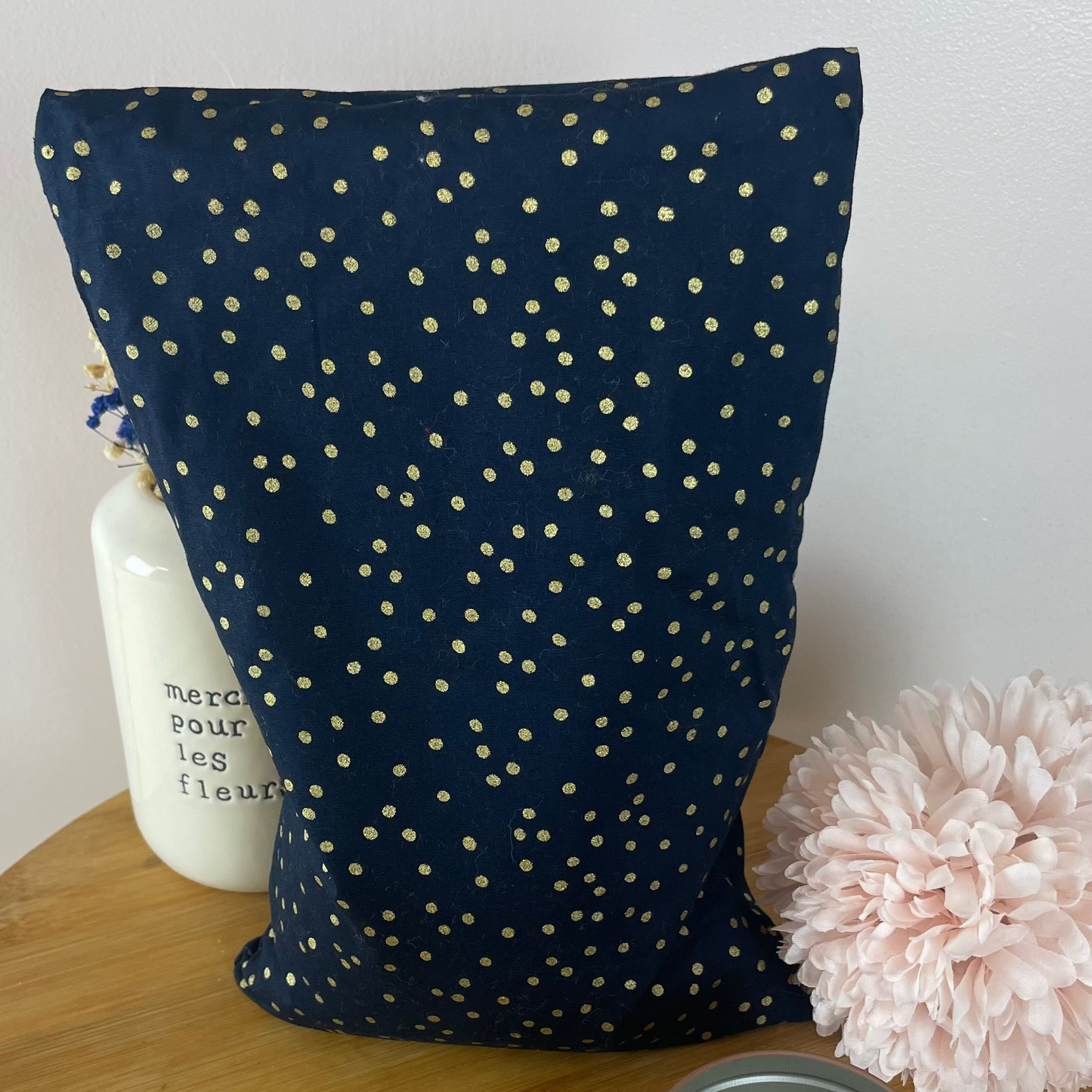 Bouillotte classique MARINE POIS Or – SOLDES -40 %