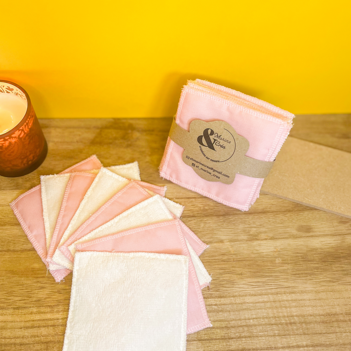 🌸 Pack de 8 lingettes – Les Intentions L’Insouciance