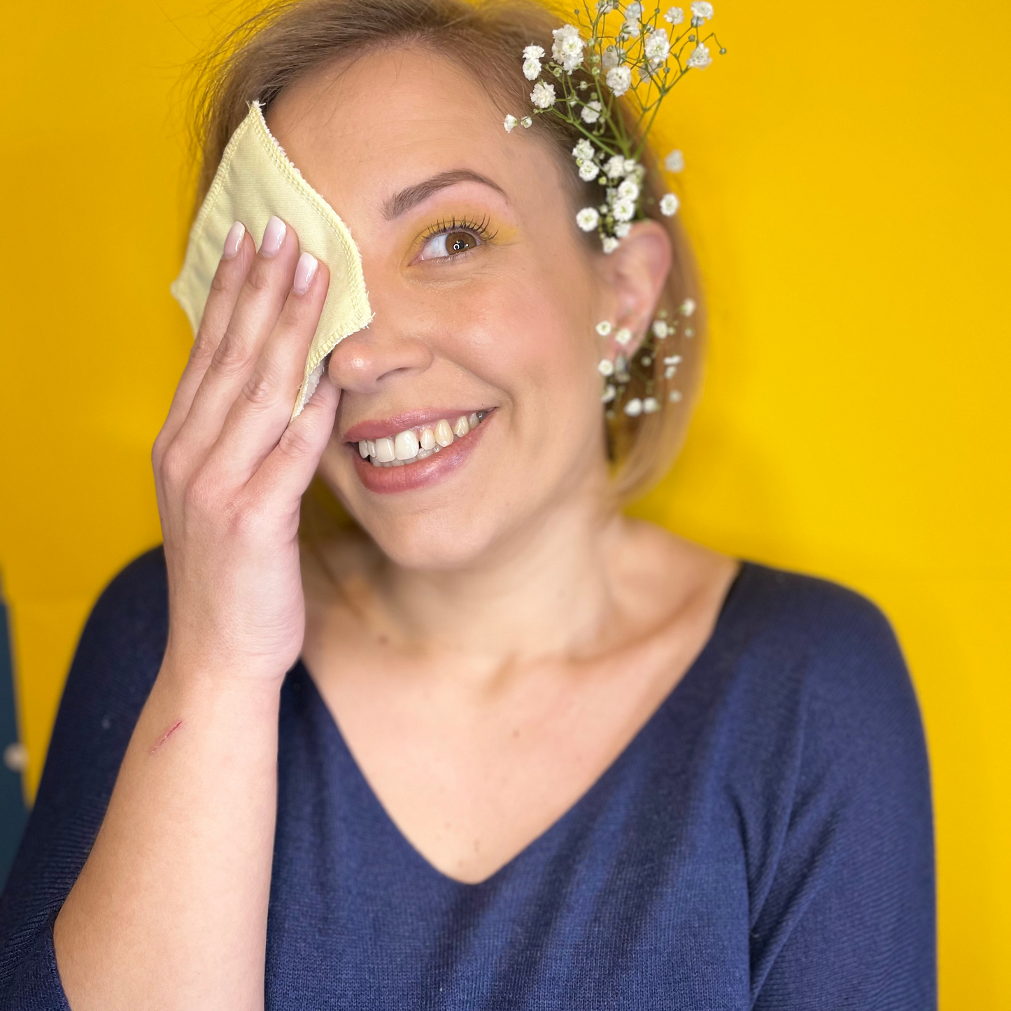 💛 Lingette démaquillante à l'unité – Les Intentions La Joie