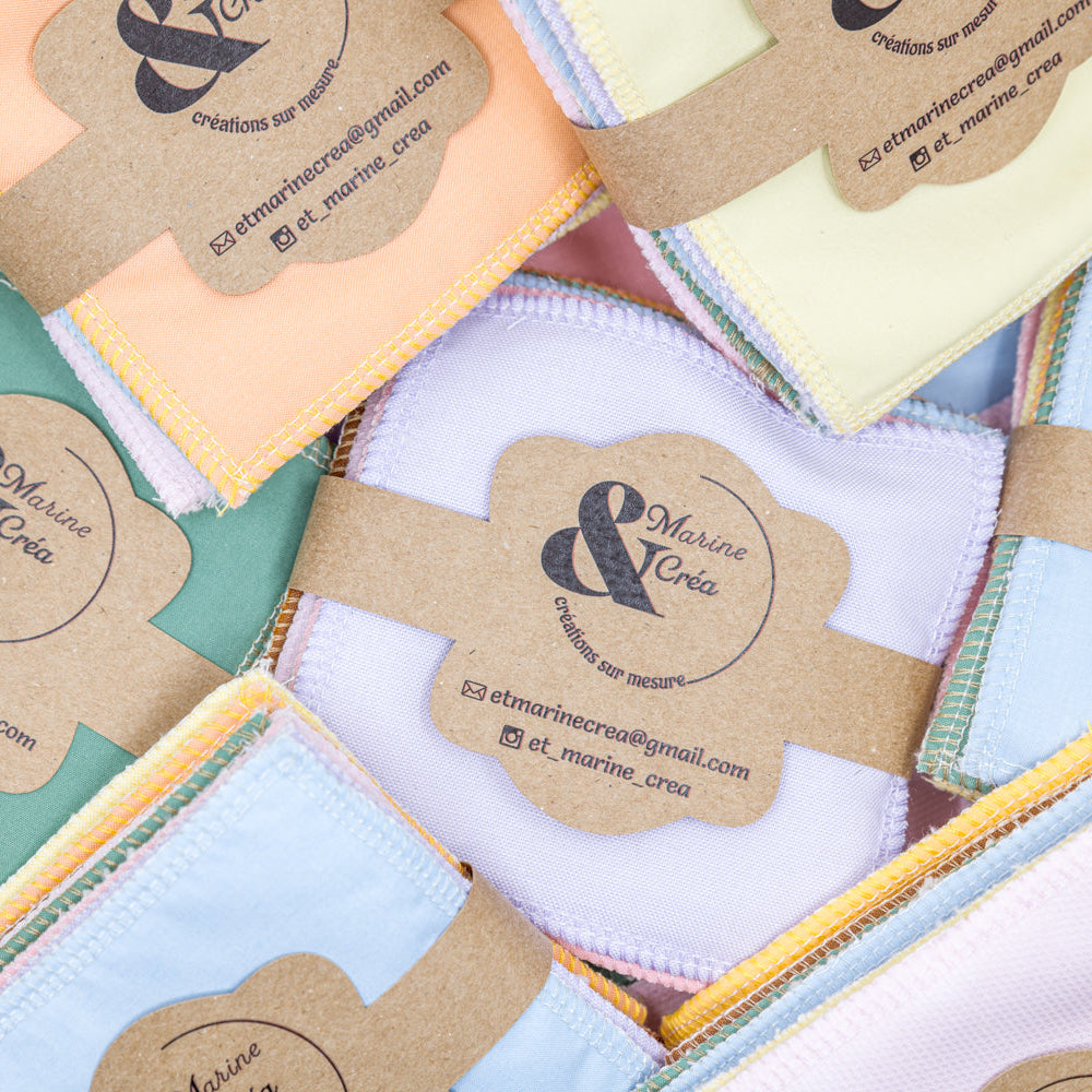 Lingettes démaquillantes multicolore