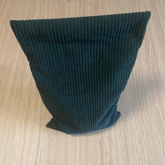 💚 Bouillotte sèche en graine de lin – Format Classique • Doudou vert