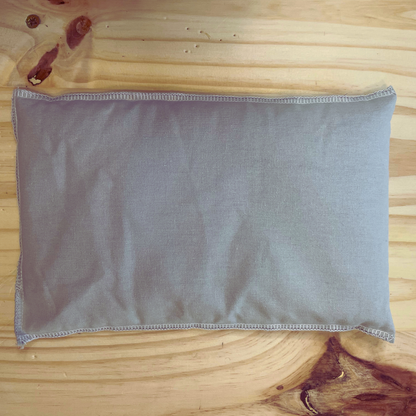 🌸 Bouillotte sèche en graine de lin – Format Classique • Doudou rose