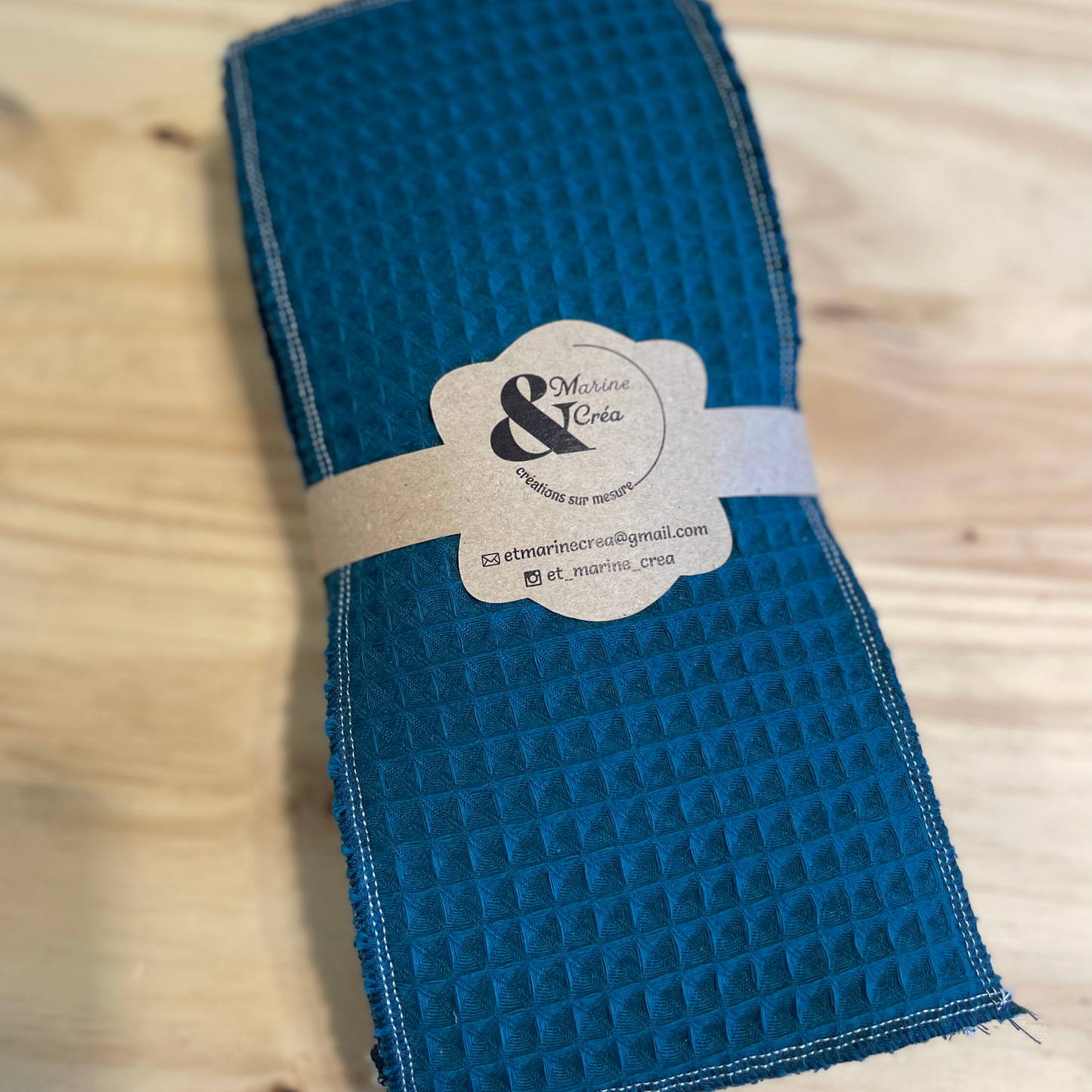 Essuie-tout réutilisables couleur PAON Pack de 10