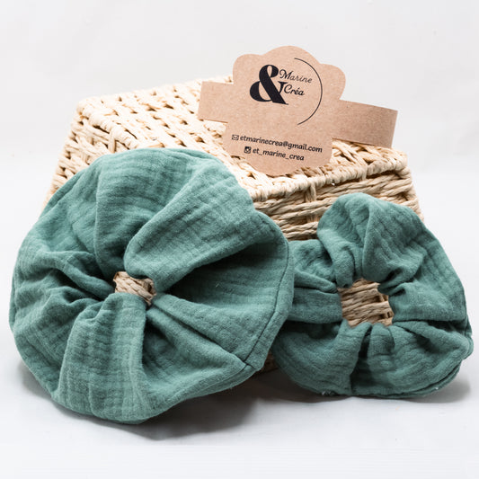Chouchous en coton – Deux tailles (Enfant & Adulte) – coloris Fraîcheur Botanique