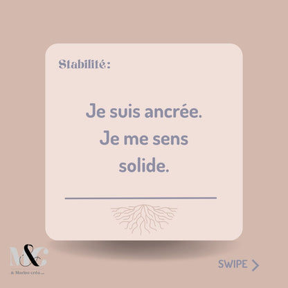Lingettes démaquillantes marron - La stabilité