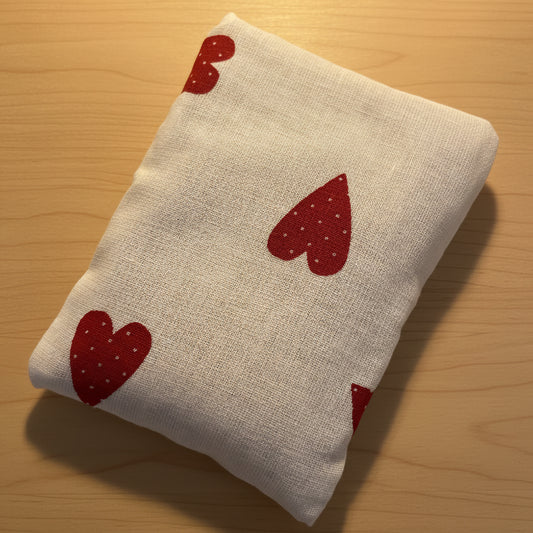 ❤️ Chauffrette en graine de lin – Cœur